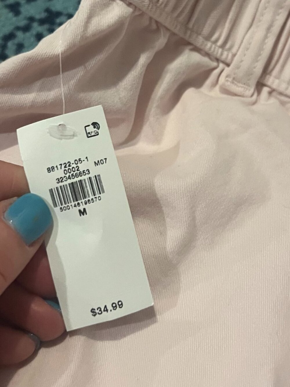 NWT Old Navy OG Chino Shorts Pink Extra High Rise Size M - Picture 5 of 5
